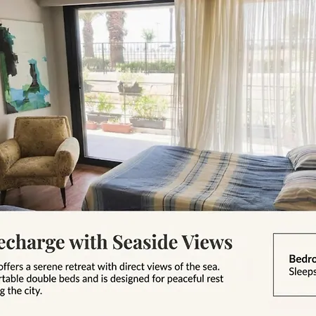 Elegant & Cozy Retreat Home, Center Gem, At The Seaside, Steps From The Tram Izmir