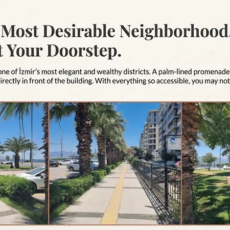 Elegant & Cozy Retreat Home, Center Gem, At The Seaside, Steps From The Tram Apartment Izmir