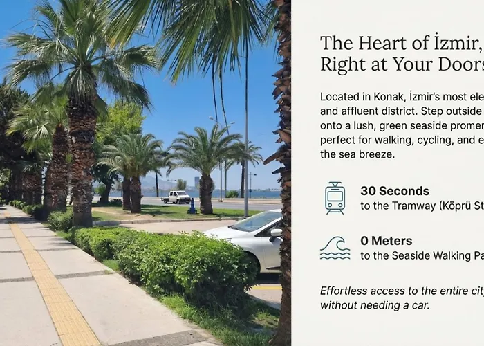 Appartamento Elegant & Cozy Retreat Home, Center Gem, At The Seaside, Steps From The Tram Smirne